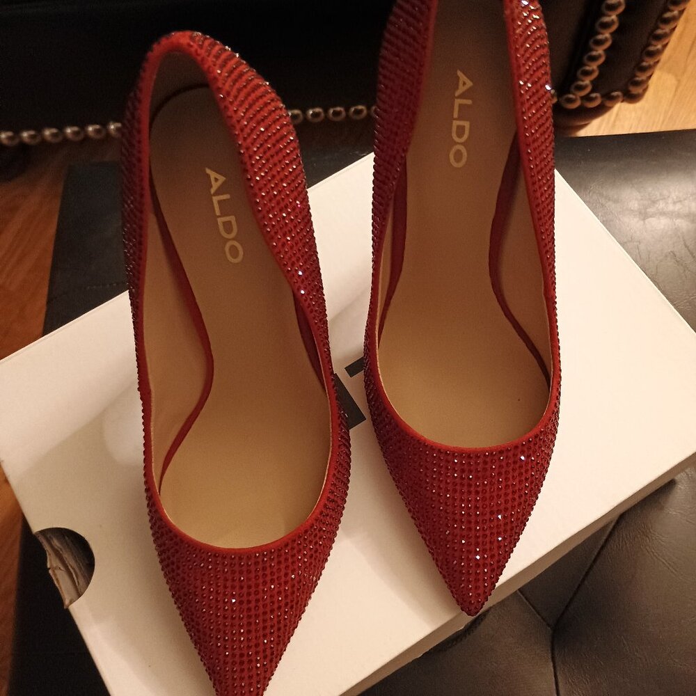 Shinny Red Heels